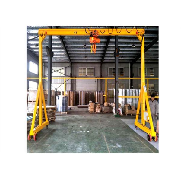 45m/Min Euro Type Hoist Mini 1 Ton Gantry Crane Single Girder