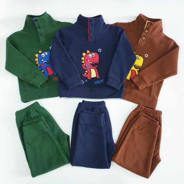 Kids Trendy Clothes Spring Fashion Custom Children Clothing Sets with Cartoon Pattern