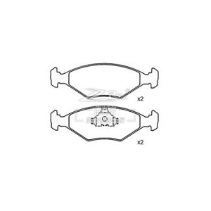 Pampillas de freno de cerámica de alta temperatura para Toyota Corolla/Corolla Matrix/Prius/Yaris