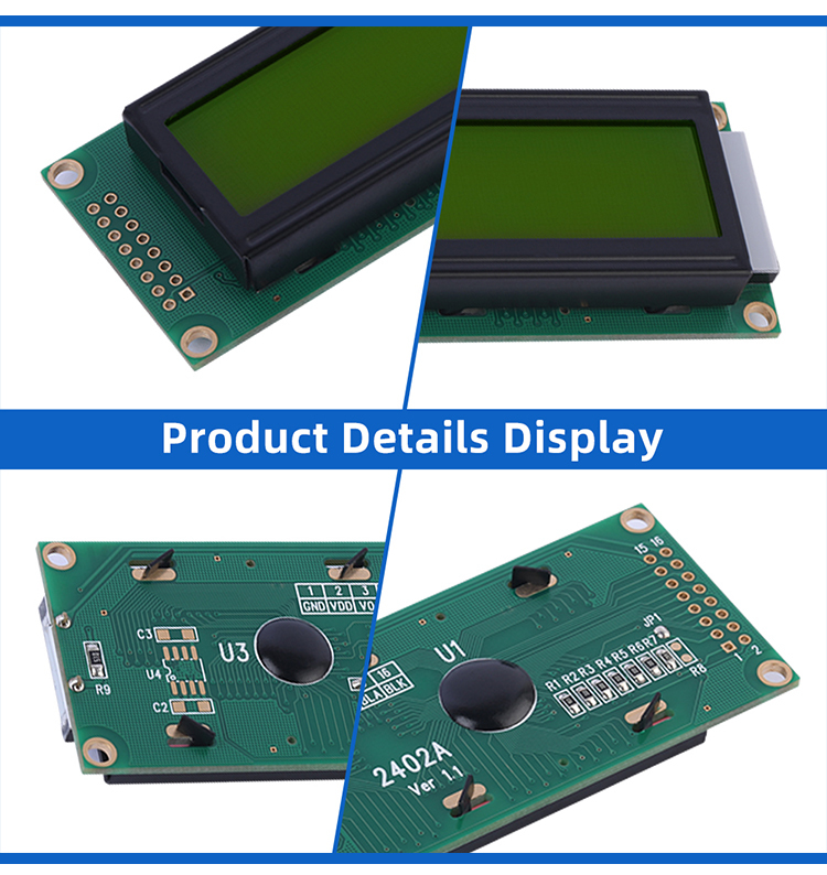 European Yellow Green Film 2402A Multilingual Module Lead Free Gold-Plated Pcb Board