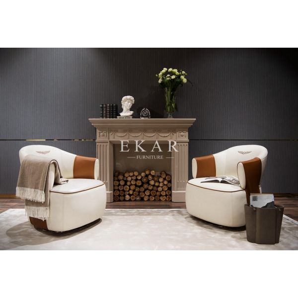 Modern Luxury Design Leather Living Room Leisure Arm Chair W005SF11