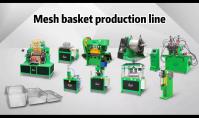 Hwashi Large Metal Storage Basket Stainless Steel Wire Basket Production Line, Customize Welding Wire Mesh Basket