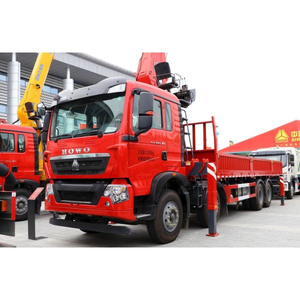 8х4 грузовик крана монтированный китайский бренд Howo 350hp Weichai двигатель XCMG рука сильная мощность