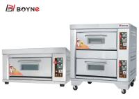 Cuisine d'Oven Temperature Controlled For Commercial de boulangerie de plateaux de la plate-forme 1 du four de gaz de plate-forme 1