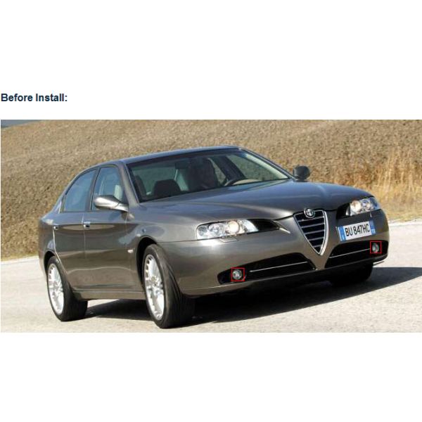 Alfa Romeo 166 LED fog light exterior led lights for car driving daylight