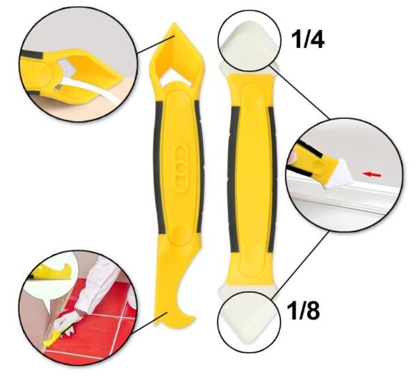 3pcs Sealant Remover Tool 6pcs Silicone Sealant Finishing Tool 1 Caulking Gun Nozzle 10PCS Silicone Caulking Tool Kit