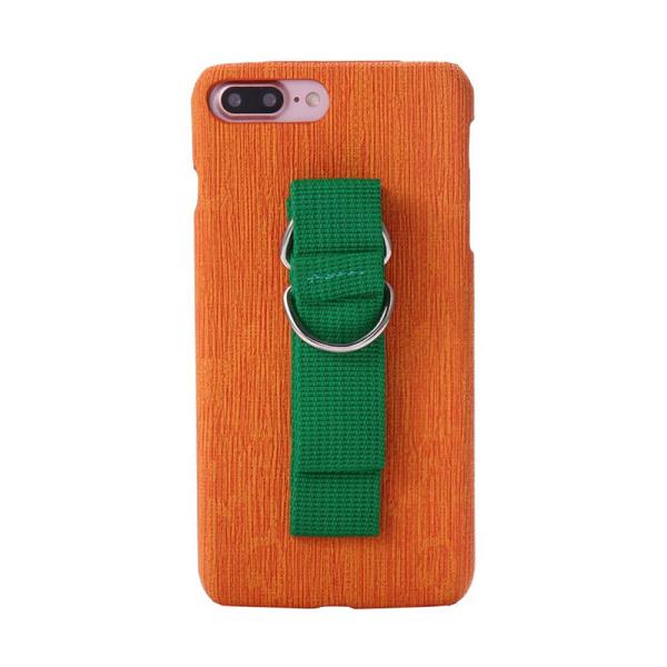 PC Colorful Canvas Wristband Back Cover Cell Phone Case For iPhone 7 6s Plus