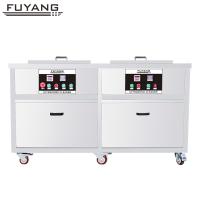 SUS304 Industrial Ultrasonic Cleaner Double Tanks  For Machine Parts