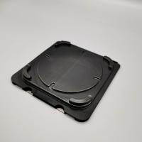 Almacenamiento de una sola oblea en vacío bandejas de plástico negro antiestático a prueba de humedad