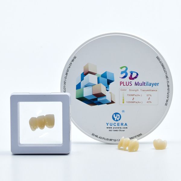 порошок двуокиси циркония блока Zirconia 1050Mpa 1200HV разнослоистый