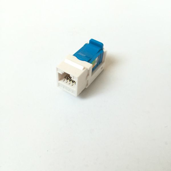 Color Customized RJ45 Shielded Jack , UTP 90 Degree Cat6 Toolless Keystone Jack