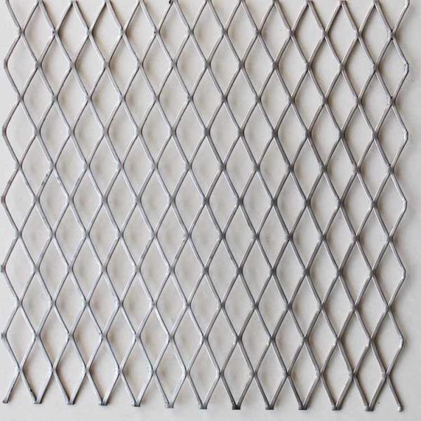 CE Expanded Wire Mesh , Flattened Expanded Metal Mesh For Police Station Fence