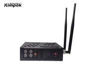 Liaison de transmission de données d'UAV de FPV, émetteur visuel sans fil de la défense COFDM de fréquence ultra-haute de VHF de duplexeur