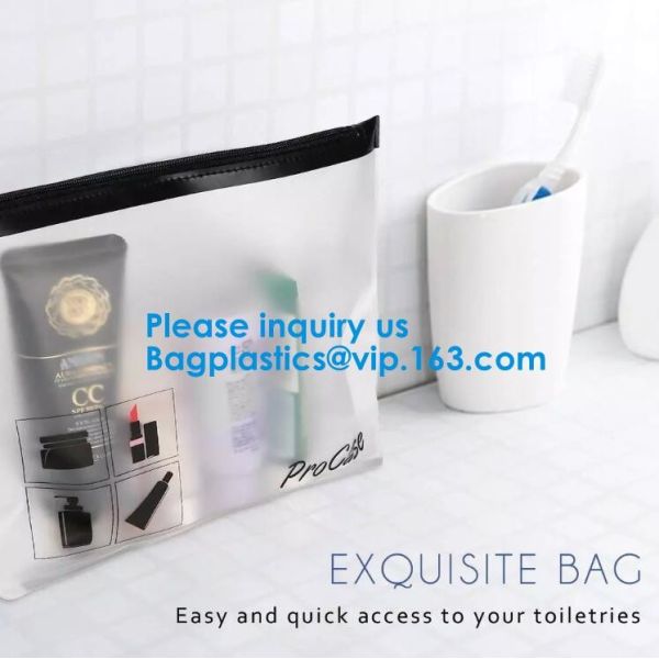 Cosmetic/ Makeup/ Toiletry Customized Beach Zipper Clear PVC Cosmetic Bag Travel Toiletry Wash Bath PVC Cosmetic Bag