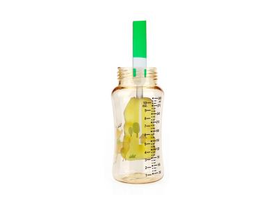 Breast Like Nipple Newborn Formula Bottles , Clear Small Baby Milk Bottles