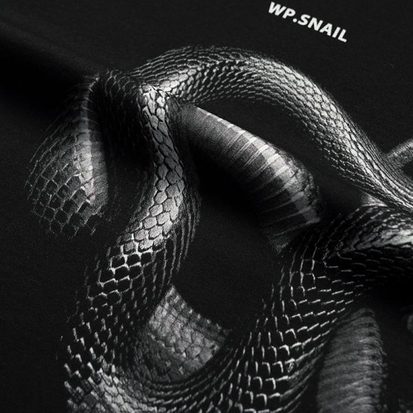 Gender-Neutral 3D Printed Snake Loose T-shirt for Street Fashion in Various Sizes