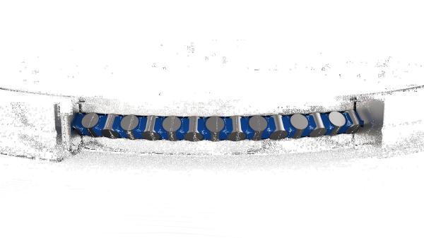 Four-point contact ball slewing bearing cross roller high precision bearing for machine tool