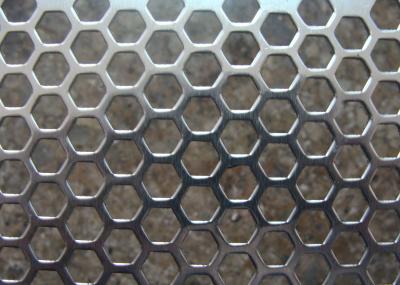 Galvanized Perforated Metal Mesh Hexagonal / Round Hole 3mm - 200mm Aperture