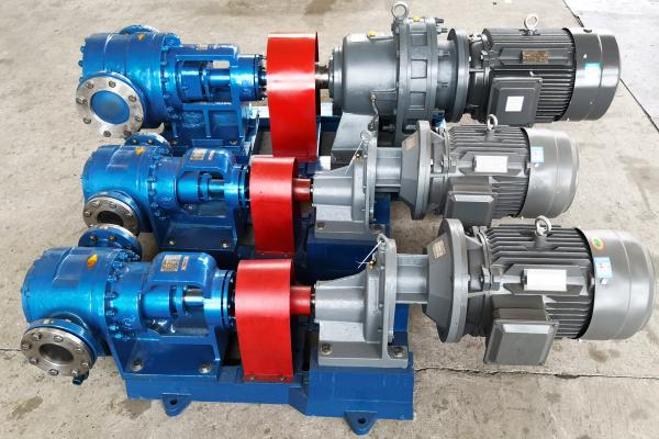 Self Priming High Viscosity Gear Pump , Heat Insulation Bitumen Transfer Pump