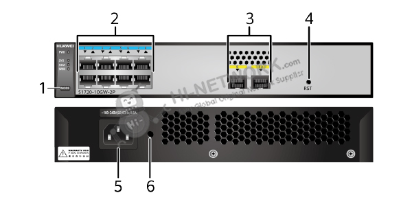 Original New Huawei Switch S1720-10GW-2P-E huawei 8 port switch