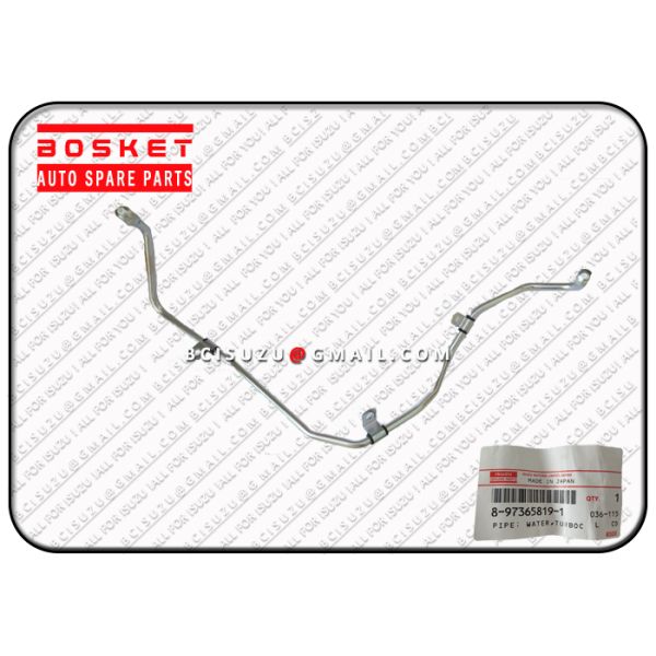 Del turbocompresor piezas de automóvil 8973658191 de Isuzu del tubo de agua hacia fuera 8-97365819-1