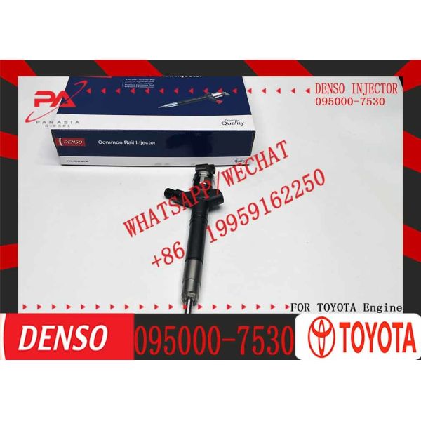  095000-7530 Genuine Diesel Common Rail Injector 0950007530 095000 7530 for toyota landcruiser 200 V8 1VD-FTV 4.5L