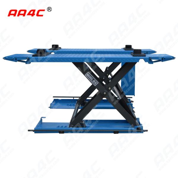 1M  3T Car Vehicle Lift Ramp  Mid Rise Auto Scissor Lift