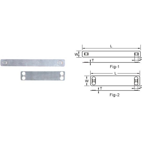 304 316 Stainless steel marker plate in cable management