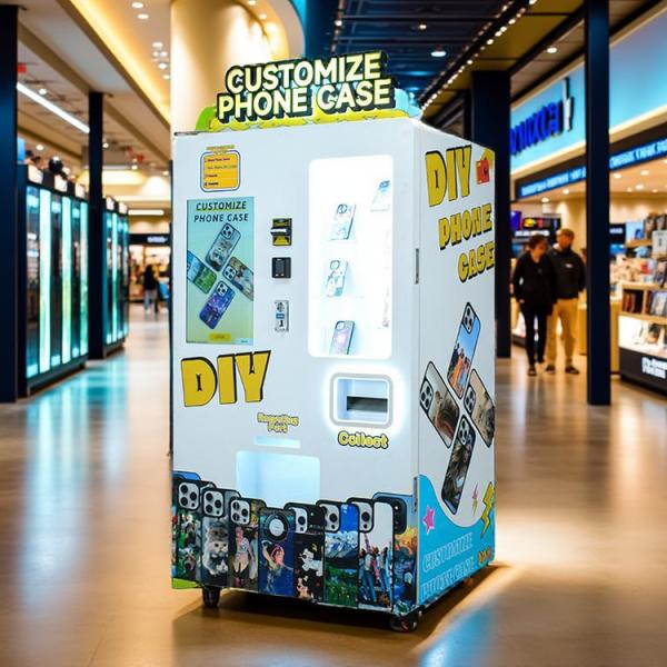 Máquina expendedora de impresión de carcasas para teléfonos CYJ-D04 20 carcasas/hora 450W