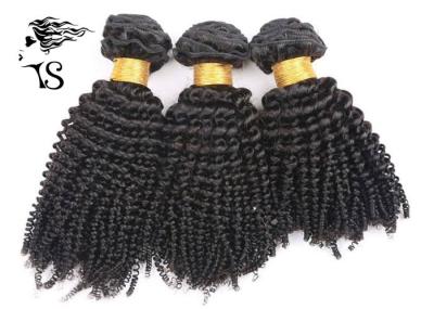 Kinky Curly Virgin Brazilian Hair Extensions Natural Black 8-32 Hair Length