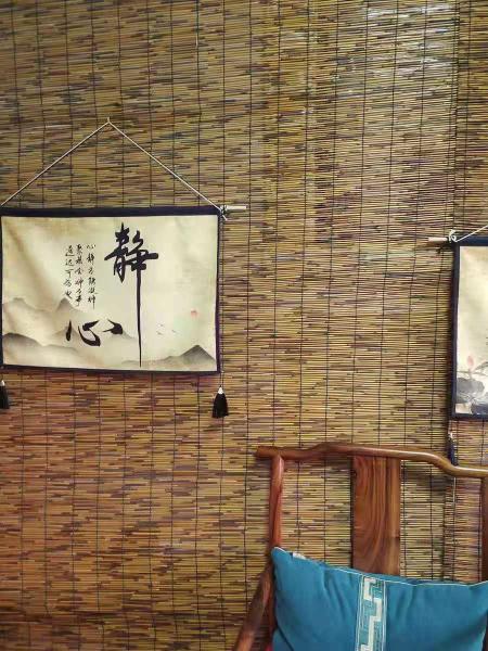 ECO Friendly Decoration Panels Privacy Carbonized Natural Reed wicker Fence Outdoor Garden Fencing