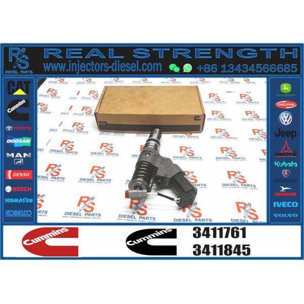 Conjunto de boquilla de inyector Common Rail e inyector de combustible 3411761 Compatible con el motor Cummins N14, condición nueva, alta calidad