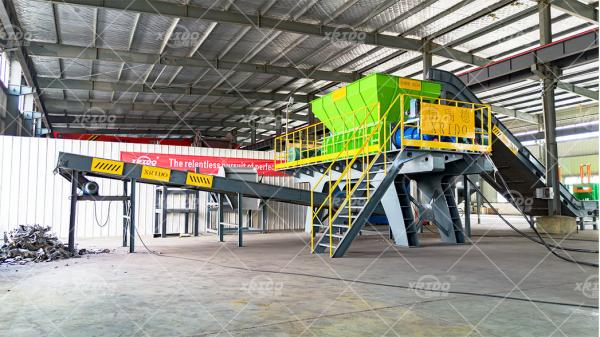 Car Wheel Aluminum Shredder 22000Kg/Hour Car Body Shredder Machine Metal
