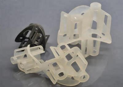Acid Gas Absorption Plastic Heilex Ring , PP PE CPVC RPP PVDF Random Plastic Packing