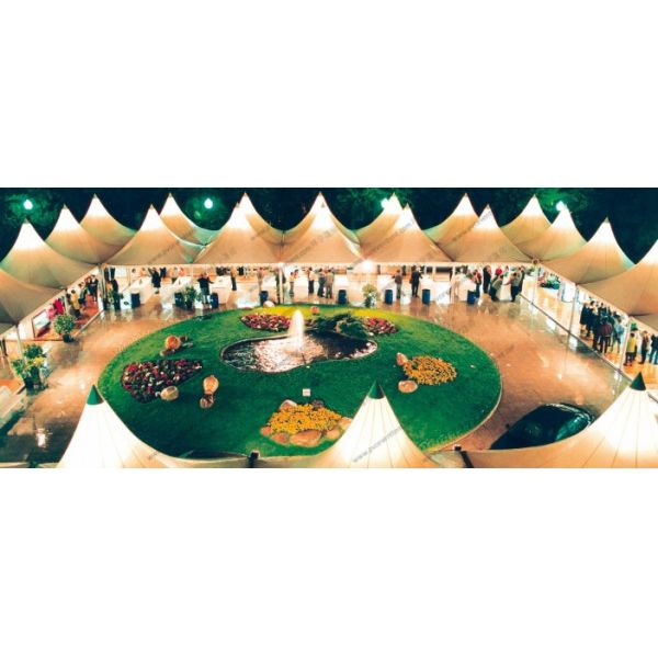 4 x 4m / 5 x 5m Pagoda Marquee Tent Modules Church Windows For Outdoor Party