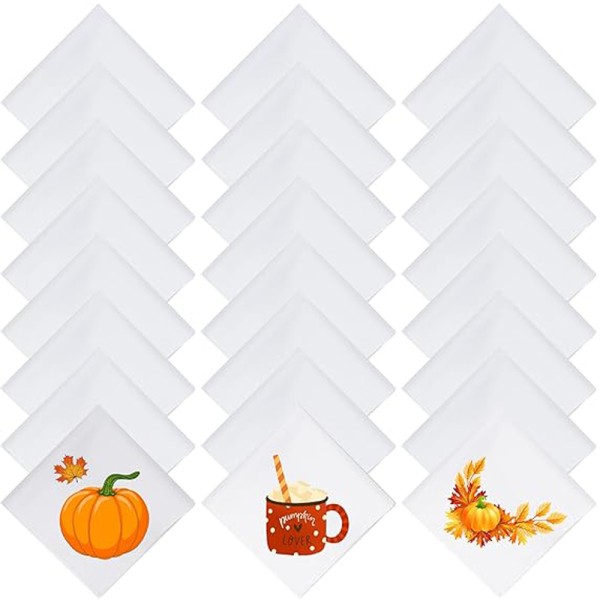 Personalized Hand Towels Polyester Sublimation Blank Handkerchiefs Plain Unisex Bandana Diy Headband