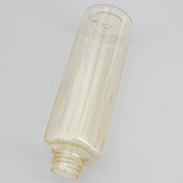 Garrafas 180ml plásticas maiorias amarelas claras do ANIMAL DE ESTIMAÇÃO 24mm