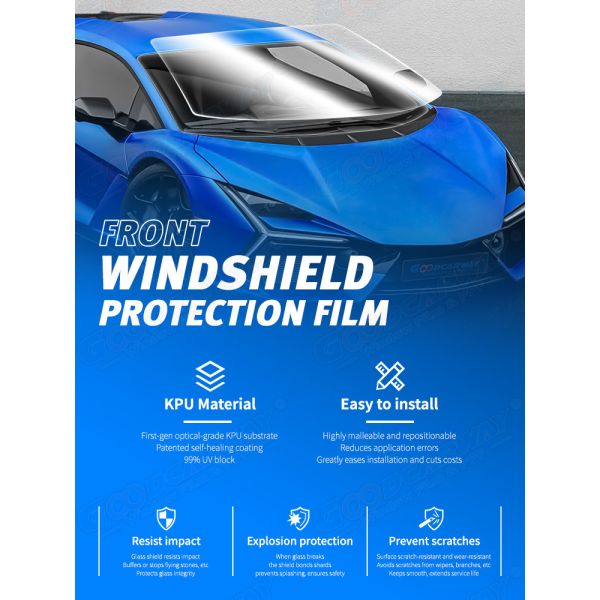 7 Mil Thickness Car Paint Protection Film with High IR Rejection 97% and 99% UV Rejection