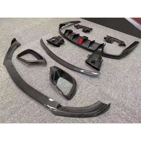 BRASS Tyle Front Shovel Rear Diffuser for Mercedes-Benz W222 AMG S63 S65 S63 S65 Carbon Fiber Body Kit