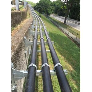 Plastic PE HDPE Water Gas Oil Supply Pipe Tube Extrusion Production Line