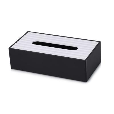 Customized 250*130*70mm rectangular facial tissue box for Marriot  hotel