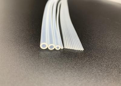 Tubulação clara expulsa da borracha de silicone, tubulação de pequeno diâmetro do silicone do OEM