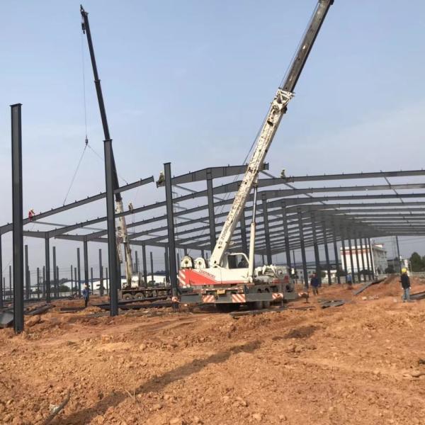 Customizable Prefab Steel Workshop Sandwich Panel Structural Steel Warehouse