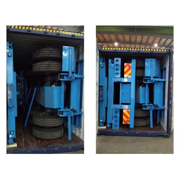 Грузоподъемность трейлера перехода контейнера 20/40/45 ФТ главная с цапфами БПВ