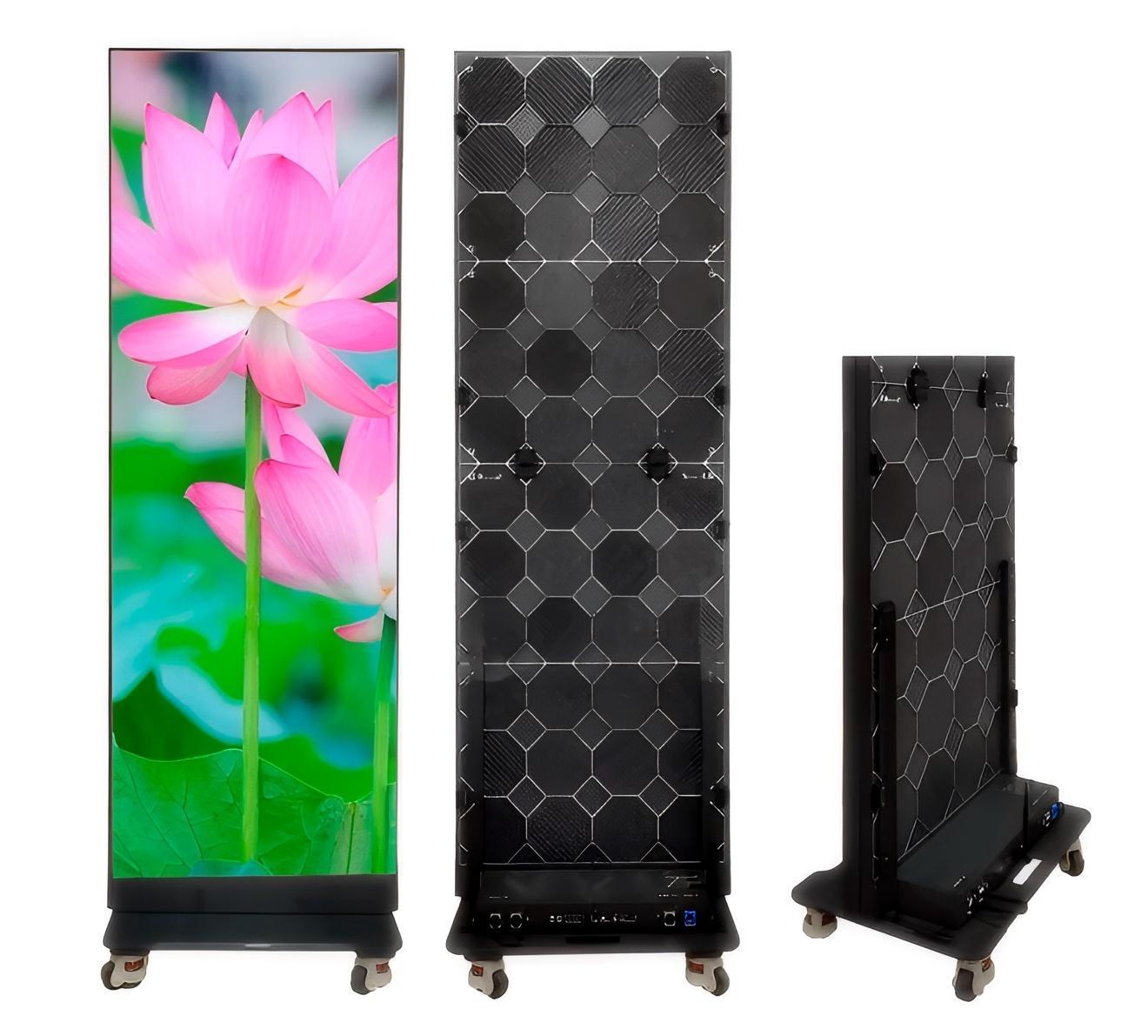P1.86 Flip Chip COB LED Screen with 600nits Brightness, 3840Hz Refresh Rate for Front Service Maintenance