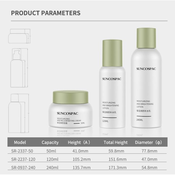 300ml que alisa do animal de estimação transparente cosmético da garrafa do tonalizador a garrafa cosmética