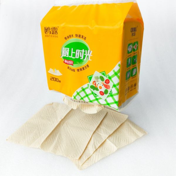 Bamboo Pulp 2-Ply Facial Tissue Soft Home Use Hanging Tissue Paper for Comfort and Style