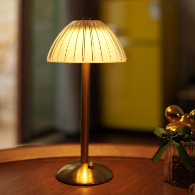 USB Crystal Bedside Night Light Bar Table Lamp For Restaurant