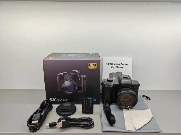 Appareil photo numérique rétro 5K Wifi 64MP 3,2 pouces OEM, appareil photo numérique optique professionnel pour la vidéo et le vlogging, pour la diffusion en ligne