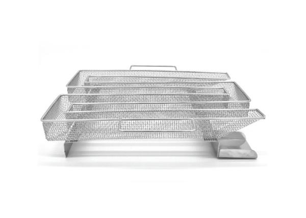 M shape304 Stainless Steel BBQ Grill Cooking Tool Smoker For Salmon Bacon Fish BBQ Accessories Cold Smoke Generator